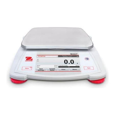 Ohaus Ohaus Scout STX621 Electronic Portable Touchscreen Balance, 620g x 0.1g 30253013